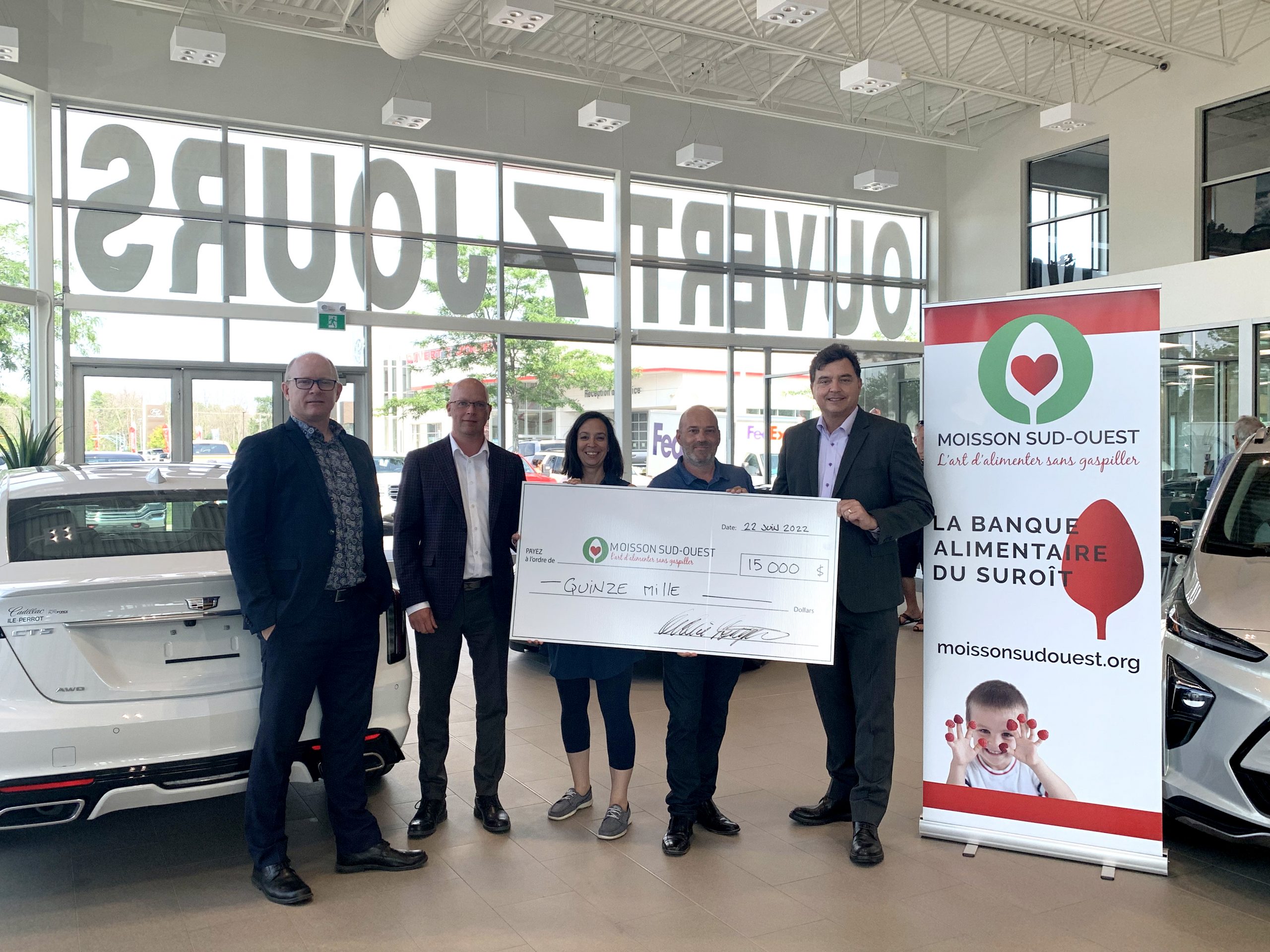 Groupe AutoForce Remet 15 000 Moisson Sud Ouest Moisson Sud Ouest